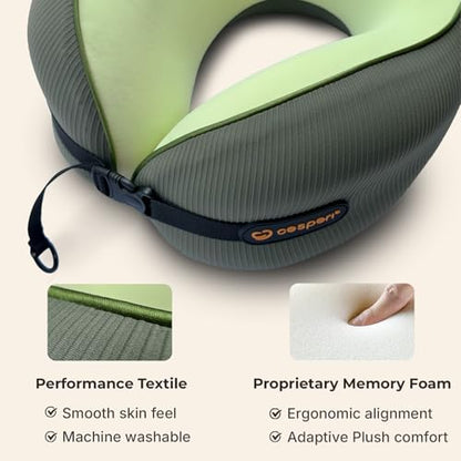 Ergonomic Travel Neck Pillow for Airplanes & Cars, Medium - size: Medium (Neck Size: 12.8"-14.3")