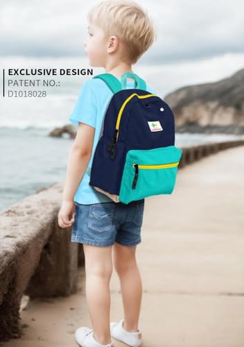 atgark Kids' Backpacks for Girls & Boys - Kindergarten & Elementary School, Small Child Toddler Backpack, 13" H, Ages 2-5 - color: Blueberries, size: Age 2-5 (13.3" H Fit A4 Folder)