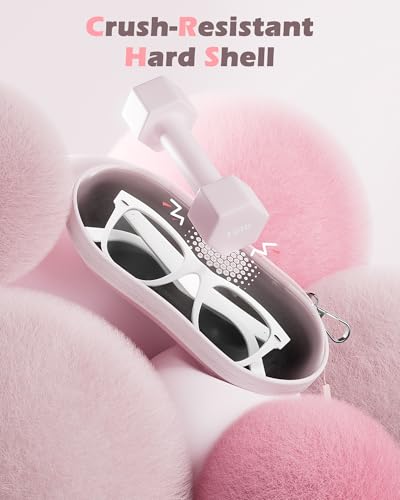 ProCase Sunglasses Case, Hard Shell Glasses Case for Men Women -Lightpink - color: Lightpink