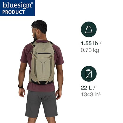 Osprey Sportlite 22L Lightweight Hiking Backpack, Purple OS - color: Graphite Purple, style: 22l