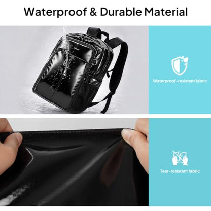 TOPEAST Basketball Backpack Sports Bag with Shoe Compartment & Ball Holder - color: Black