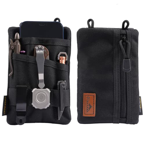 VIPERADE VE1 Pocket Organizer EDC Pouch for Men EDC Organizer Daily Carry - color: Black