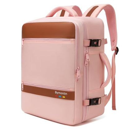 Exquisite Travel Laptop Backpack, Flight Approved Size Carry on Bag (25L) - color: Pink, size: L (7x11x16.8")