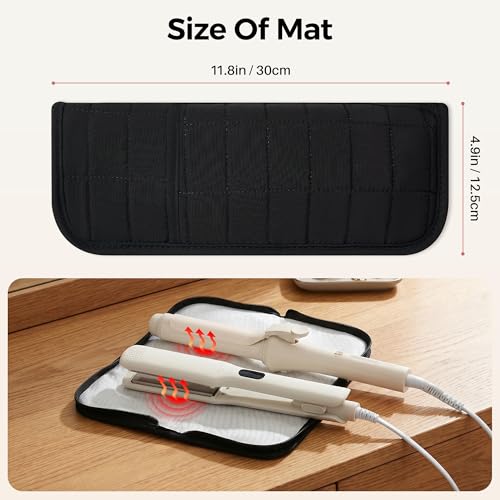 Hair Tool Organizer for Dyson Airwrap and Shark, Black - color: Black