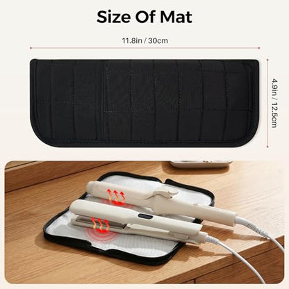 Hair Tool Organizer for Dyson Airwrap and Shark, Black - color: Black