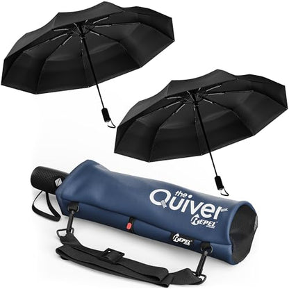 Repel Travel Umbrellas with Waterproof Cases – Compact, Windproof Design with Auto Open, Reinforced Frame, and Reliable Rain Protection Anywhere