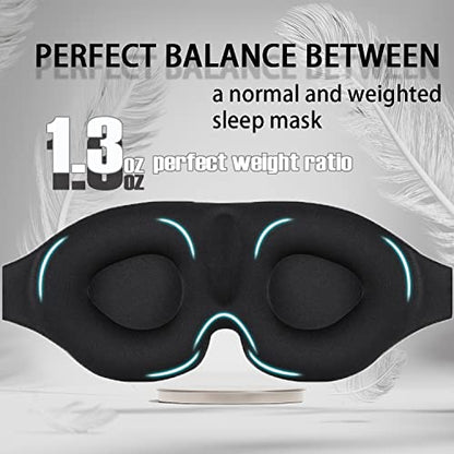 Eye Mask for Lash Extensions, Eyelash Sleeping Mask for Extensions, 3D Sleeping Mask for Women Men with Adjustable Strap Ear Plugs, Sleep Mask for Lash Extensions for Nap Travel Night