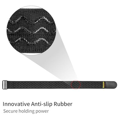 Trilancer Elastic Cinch Straps with Anti-Slip Strips, 24'' x 2'' (4 Pack) - size: 24"(4 pcs)