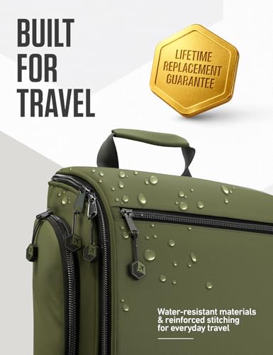 VENTURE 4TH Hanging Travel Toiletry Bag, 18 Compartments - Forest Green - color: Forest Green