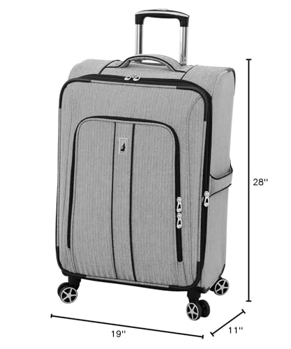 London Fog Newcastle 4 Piece Set - color: Black White Herringbone, size: 4 Piece Set