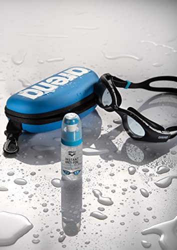 ARENA Unisex Adult Swim Goggle Case for Swimmers Protective Hardcover Carrying Case Clip for Backpacks - color: All Black