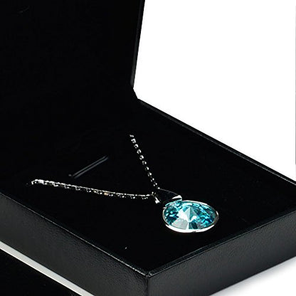 Oirlv Black Necklace/Pendant Box, Jewelry Display Case for Anniversary - color: Pendant box