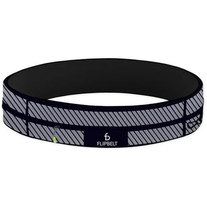 FlipBelt Zipper Running Belt, Waist Pack for Fitness and Running, US Company - color: Reflective Black, size: Small
