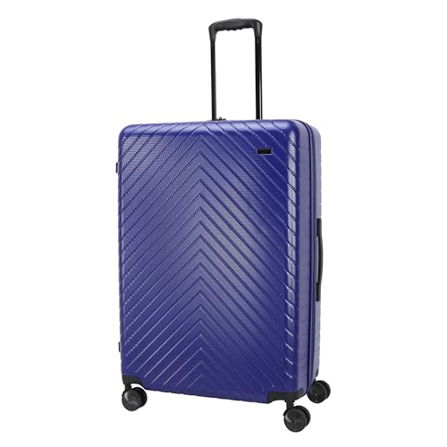 TRIPS RIDGELINE 28-Inch Lightweight Durable Hardside 8-Wheel Spinner Checked Suitcase Size Luggage, Wisteria - color: Wisteria, size: LARGE CHECKED