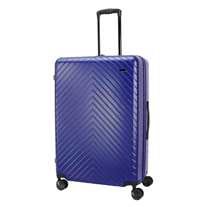 TRIPS RIDGELINE 28-Inch Lightweight Durable Hardside 8-Wheel Spinner Checked Suitcase Size Luggage, Wisteria - color: Wisteria, size: LARGE CHECKED