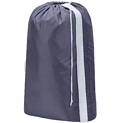 HOMEST XL Laundry Bag with Strap, Clothes Organizer for Dorm & Travel - color: (1 pack) Grey