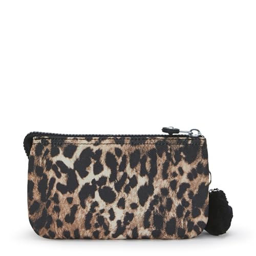 Kipling Women's Creativity Large Prt Pouch, Versatile Cosmetics Kit, Lightweight Travel Organizer - color: Wild Leopard