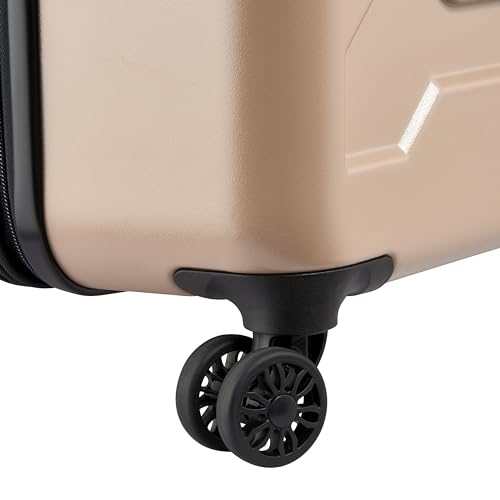 Jeep JH004C Hardside Expandable Luggage with Spinner Wheels, Beige, 2 Piece Set 20/28 Inch - color: Beige, size: 2 Piece Set 20/28 Inch