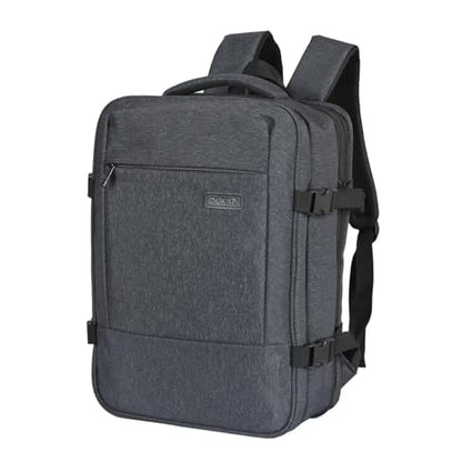 DUKAP X-Era Expandable Backpack - Heavy Duty Material, Premium Washed Fabric, Padded Laptop Compartment, Easy Access Pockets, Carry-On Sleeve, High Performance Backpack for Travel - Black - color: Black
