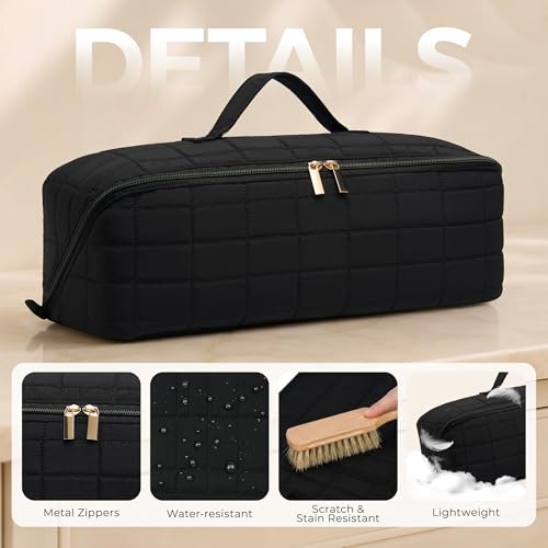 Hair Tool Organizer for Dyson Airwrap and Shark, Black - color: Black