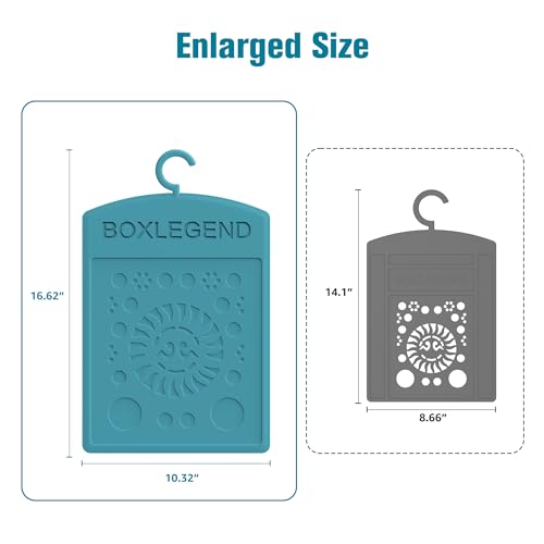 BoxLegend Shirt Folder Enlarged Clothes Folding Board with Hook Plus | Shirt Folding Board Durable T Shirt Folder - color: Blue, size: Medium