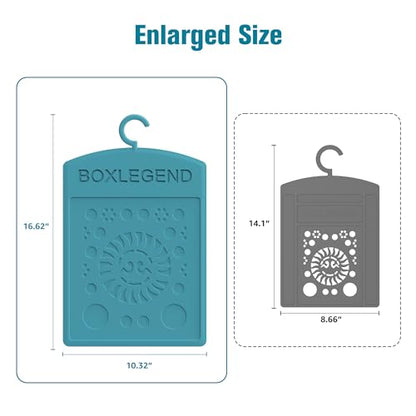 BoxLegend Shirt Folder Enlarged Clothes Folding Board with Hook Plus | Shirt Folding Board Durable T Shirt Folder - color: Blue, size: Medium