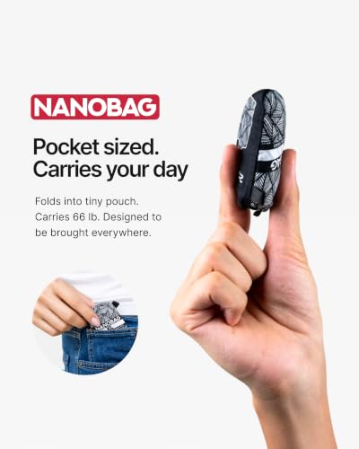 Nanobag XL 25L Tote Foldable Packable Reusable Grocery Shopping Bag - color: Forest