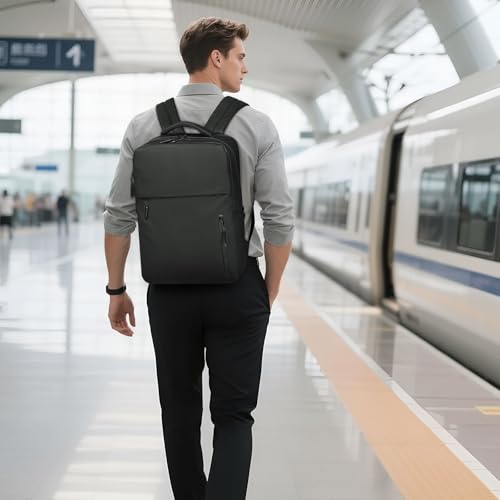 20L Backpack for 15.6 Inch Laptop for Men and Women Black - color: Black