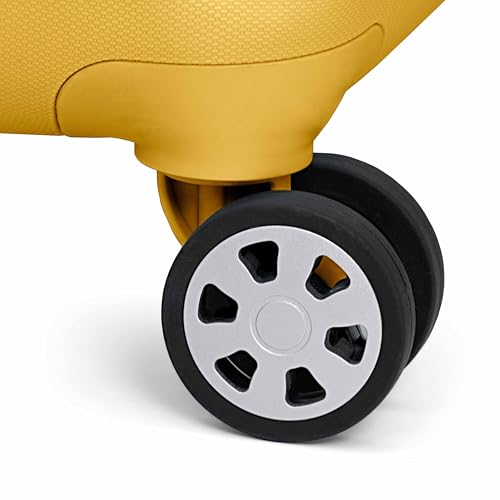 Traveler's Choice Pagosa Hardshell Expandable Luggage with Spinner Wheels, Yellow, 27-Inch Medium - color: Yellow, size: 27-Inch Medium