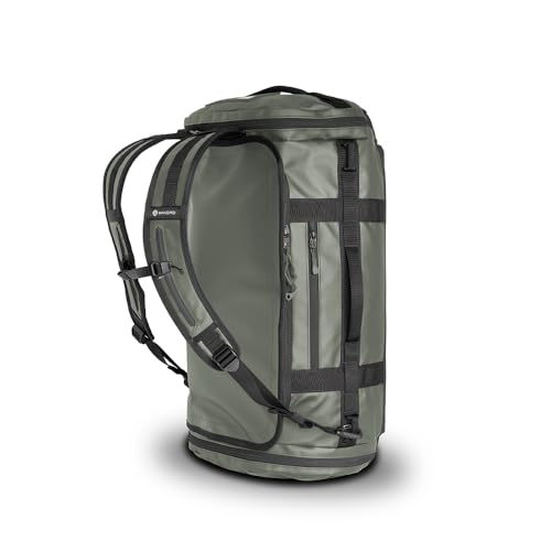 WANDRD CARRYALL 40L Travel Duffel Bag, Wasatch Green, Backpack Straps - color: Wasatch Green, size: 40L