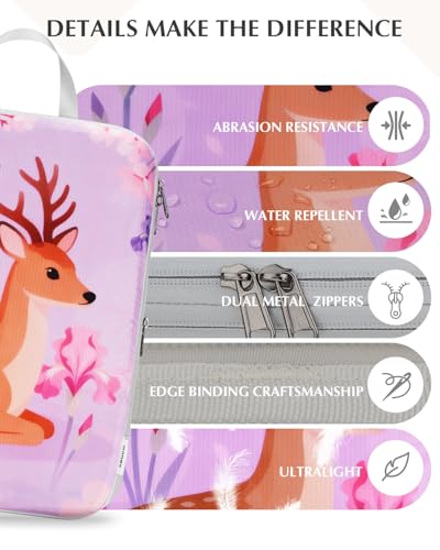 Gonex 6-Piece Compression Packing Cubes with Shoe & Laundry Bags - color: 6-Animals, size: 6 Set