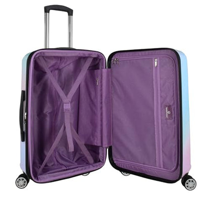 Traveler's Choice Women's Ruma II Expandable Luggage with Spinner Wheels, Pixie Pastel, 25" Medium - color: Pixie Pastel, size: 25 in