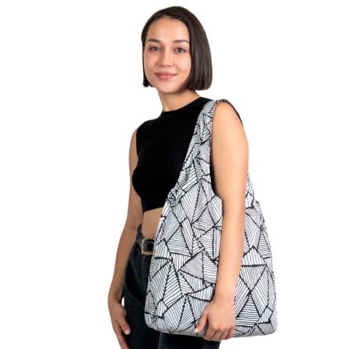 Nanobag Standard 19L Tote Foldable Packable Reusable Grocery Shopping Bag - color: Sketch