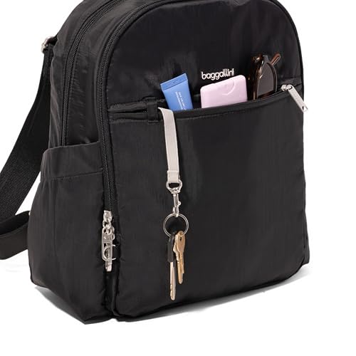 Securtex Anti-Theft Getaway Backpack - 9.4"x13"x5" Travel Safe Bag w/Locking Zippers, Slash-Resistant, RFID - color: Lapis