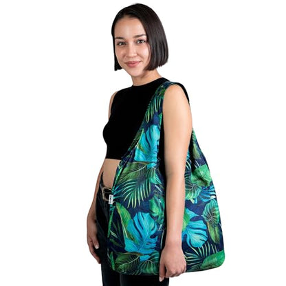 Nanobag XL 25L Tote Foldable Packable Reusable Grocery Shopping Bag - color: Forest