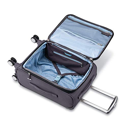 Samsonite Solyte DLX Softside Expandable Luggage with Spinner Wheels, Mineral Grey, Carry-On 20-Inch - color: Mineral Grey, size: Carry-On