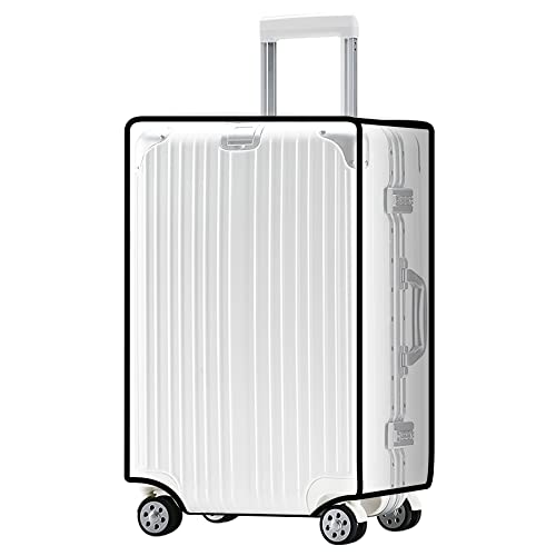 FF1 Luggage Protector Suitcase Cover PVC Bag Dust Proof Travel Suitcase Fits Most 20" - size: 20"