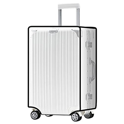 FF1 Luggage Protector Suitcase Cover PVC Bag Dust Proof Travel Suitcase Fits Most 20" - size: 20"
