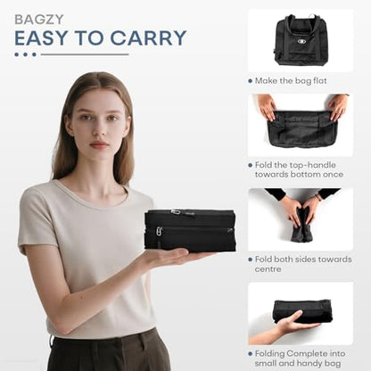 40x30x20 cm Travel Bag Foldable,Lightweight Gym Bags for Women Men,16x12x8 inch Personal Item Bag for Airlines, 25L Waterproof Travel Duffel Bags for Carry on Weekender Overnight Hospital Gray