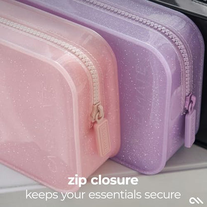 Case-Mate Jelly Makeup Bag - Waterproof Zipper Pouch - Stardust Twinkle - color: Stardust Twinkle