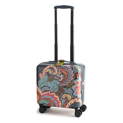 Hardside Luggage Mini Adair Spinner Suitcase, Leaf Me Not Paisley Dark Slate, One Size - color: Leaf Me Not Paisley Dark Slate