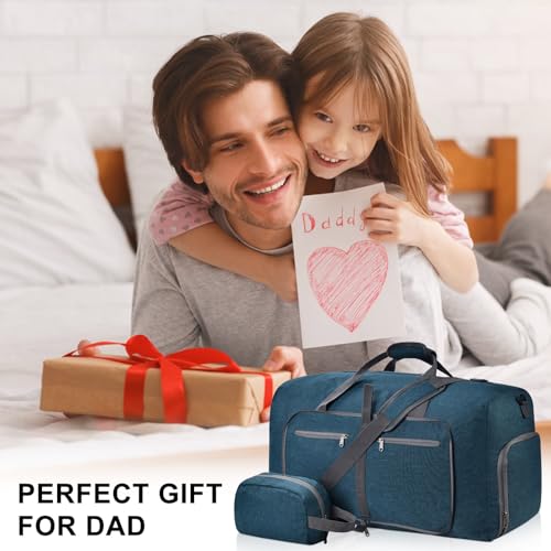 Felipe Varela Foldable Duffle Bag for Travel Weekend Overnight Gym Camping - color: E Green, size: 65L