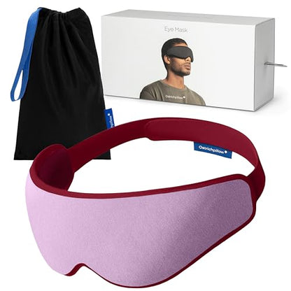 Ostrichpillow Eye Mask 3D Sleep Mask, 100% Blackout Pressure-Free, Washable - color: Dusk