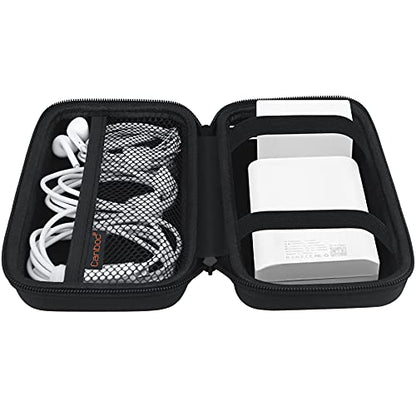 Canboc Carrying Travel Pouch MacBook Charger Case for MacBook Accessories - color: B-Black