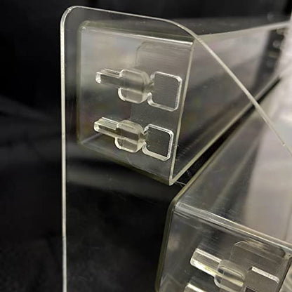 Nail Polish Holder Organizer Clear Acrylic Nail Polish Tray Fingernail Polish Display case 3 layers Essential Oils Holder Makeup Organizer - style: 3t