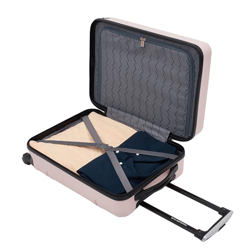 Travelers Club Skyline 22" Carry-On Spinner Luggage, Filmy - color: Filmy