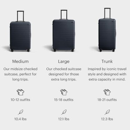 Away Large Checked Luggage, 29-inch Lightweight Hardside Spinner Suitcase - color: Navy Blue