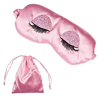 Sleep Mask, Silk Eye Mask Satin Blindfold Travel Eye Cover Eyeshade