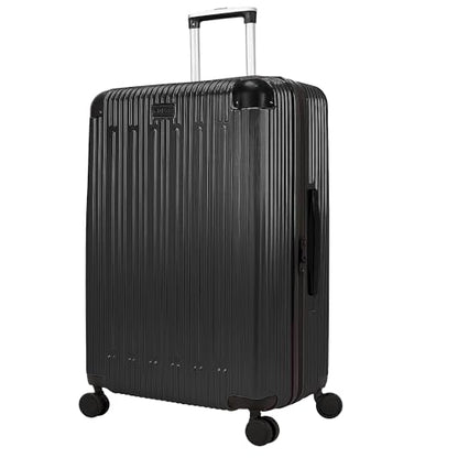 World Traveler Dejuno 콘월 경량 하드사이드 스피너 수하물, 블랙., Dejuno 콘월 경량 하드사이드 스피너 캐리어 - color: 블랙., size: Large Checked