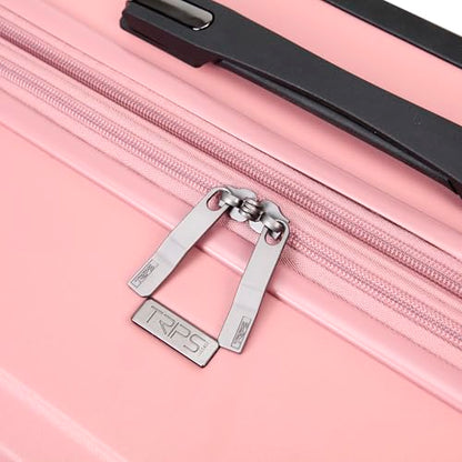 TRIPS EON 2-Piece Hardside 8-Wheel Spinner Luggage Set: 20" Carry-On & 28" Checked Suitcase Size Luggage, Ash Rose - color: Ash Rose, size: 2PC SET(CARRY ON+ LG CHECK)